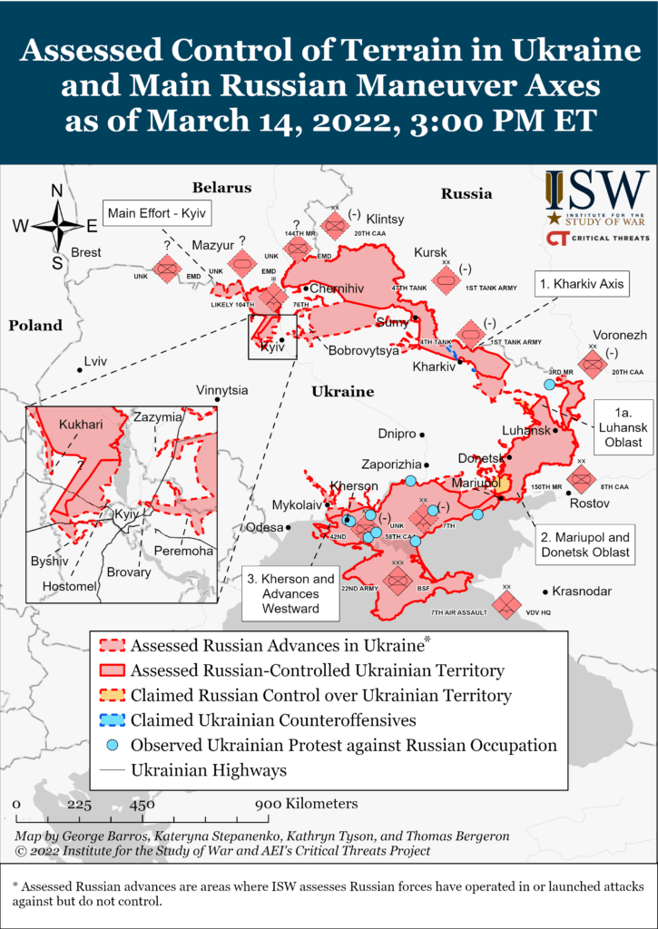 guerra en rusia, mapa